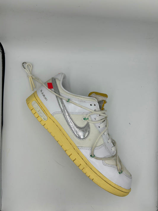 NIKE DUNK LOW X OFF WHITE "LOT 1 OF 50"