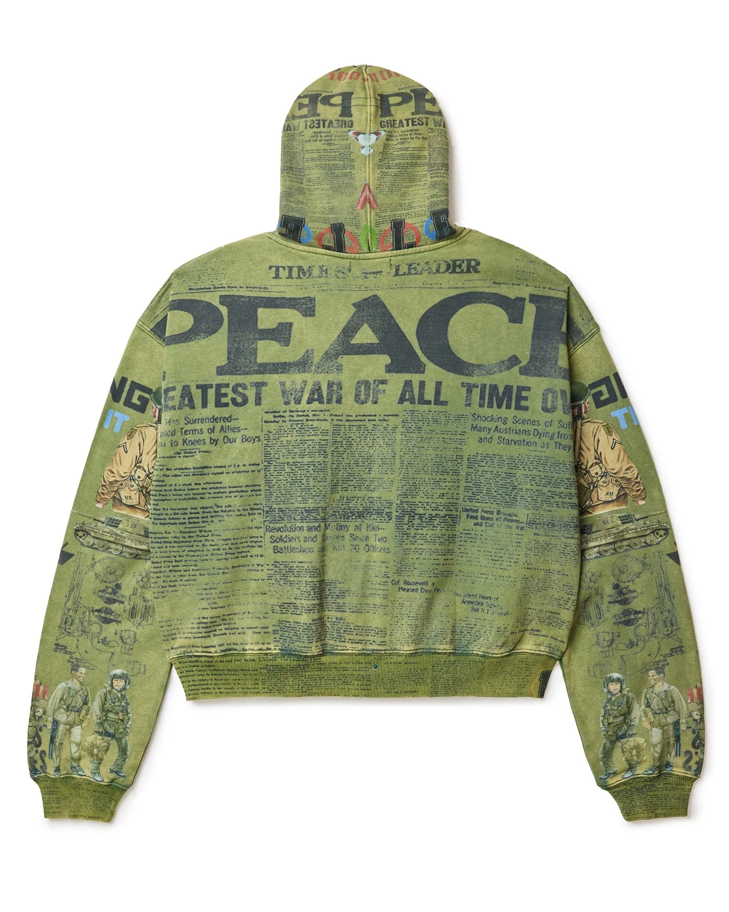 VALE FOREVER OLIVE PEACE HOODIE