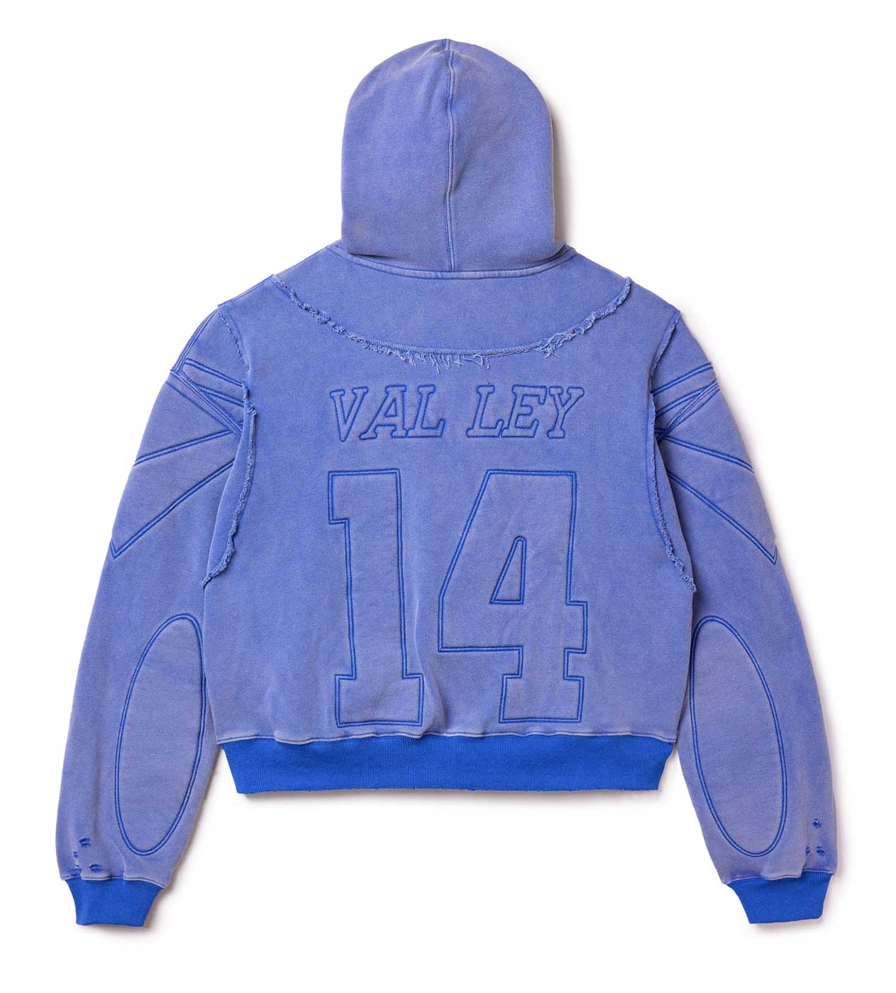 VALLEY BLUE ARMOR ZIP UP HOODIE