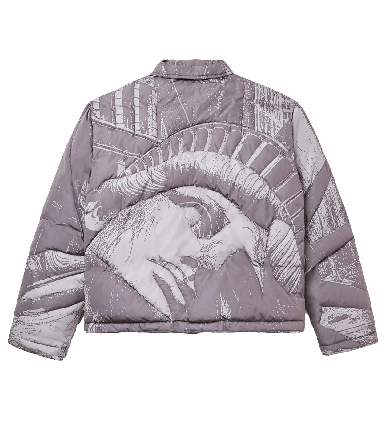 VALE FOREVER NEW YORK PUFFER JACKET GREY