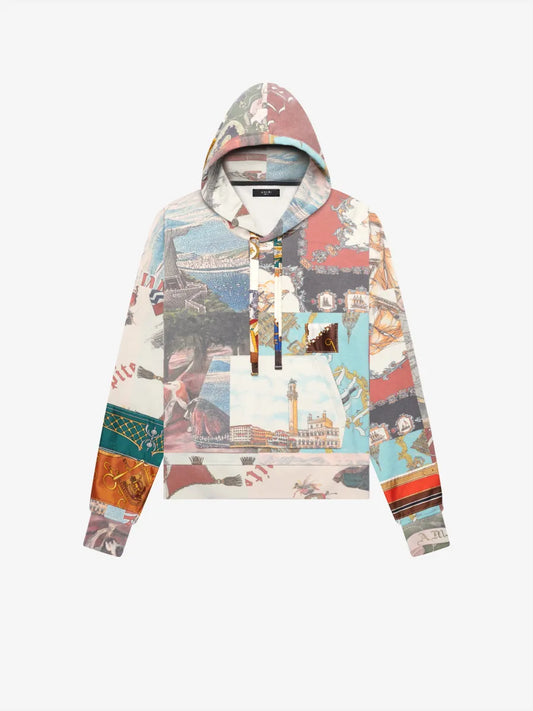 SOUVENIR PATCHWORK HOODIE MULTI-COLOR