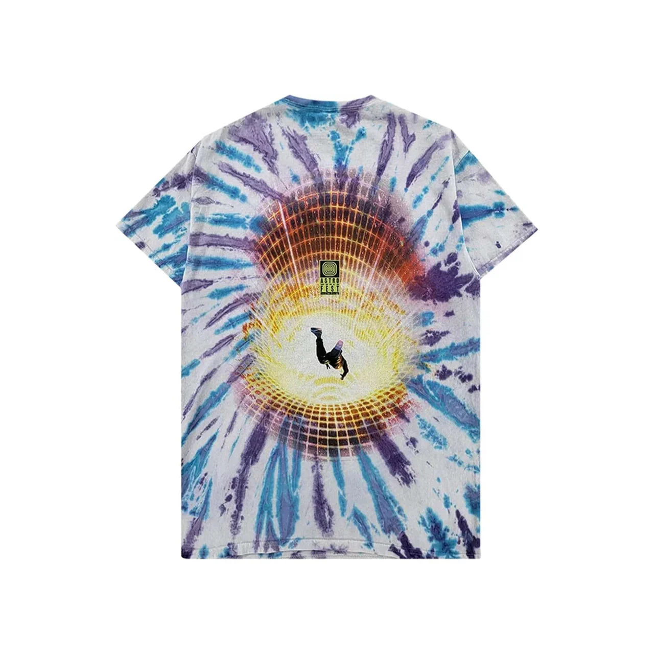 CACTUS JACK FLAME TEE "TIE DIE"